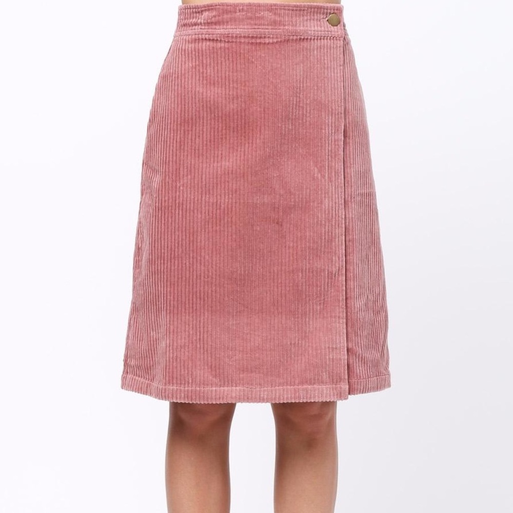 Mo:vint Corduroy Wrap skirt